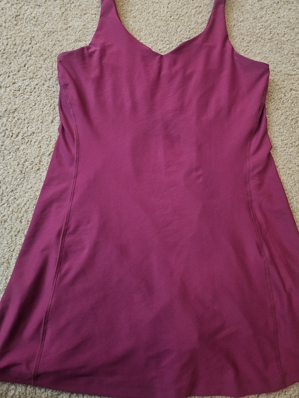 Old Navy Active Powersoft Women’s Magenta Athletic Dress with Shorts Large L - Picture 8 of 11